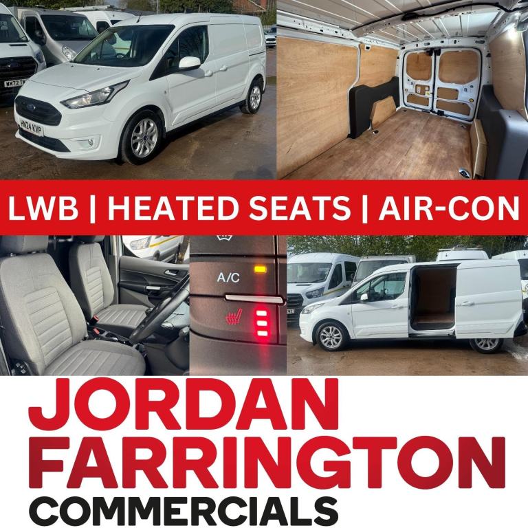 2024 FORD TRANSIT CONNECT 250 LIMITED 1.5 L2 H1 VAN WITH AIR-CON & HEATED SEATS
