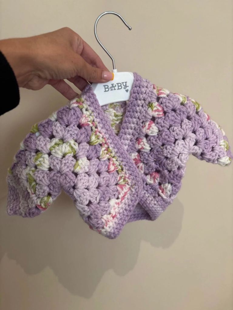New Handmade Baby Cardigan (Tiny baby) 