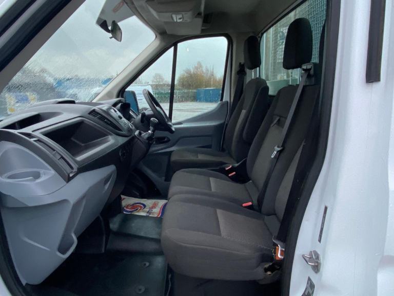 2018/68 FORD TRANSIT T350 2.0 ECOBLUE TDCI CAGED TIPPER WITH ALLOY DROPSIDES