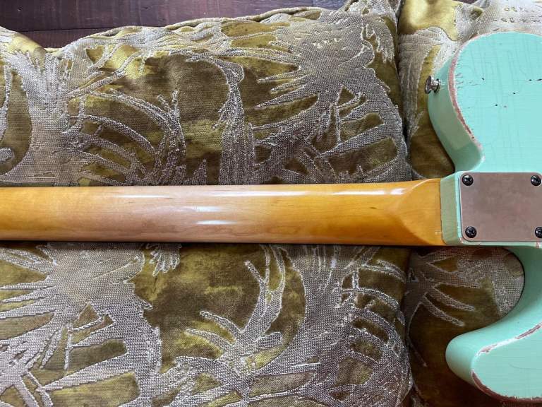 MJT Aged Surf Green/Blue Custom Built Telecaster w/Lindy Fralin Blues Special Pickups