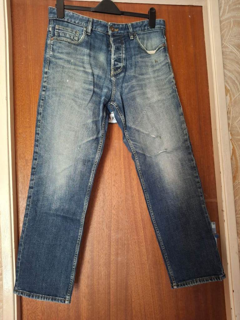 Men's Blue Denim Jeans - Good Condition