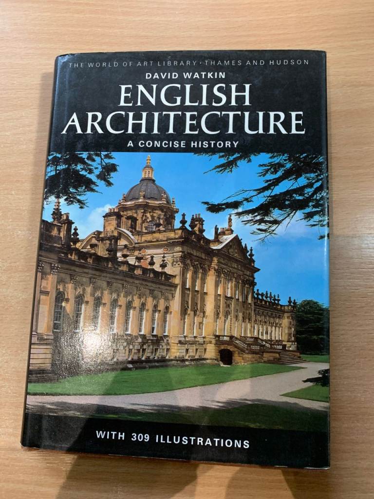 *SIGNED COPY* 1979 "ENGLISH ARCHITECTURE" DAVID WATKIN HARDBACK BOOK