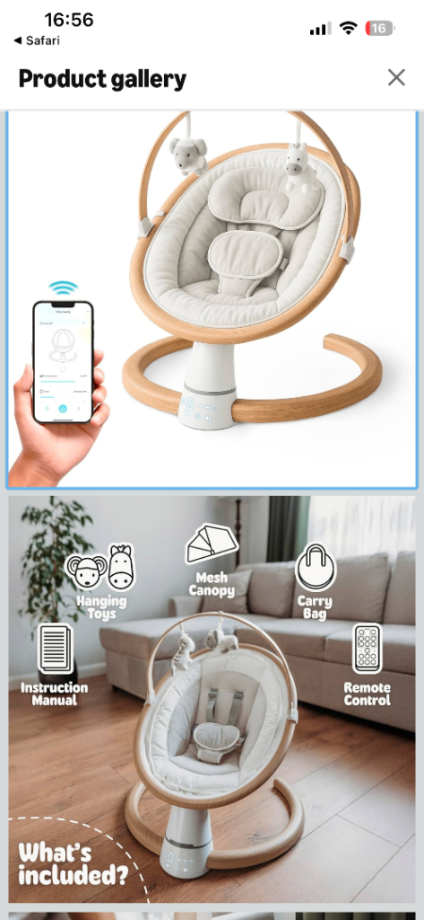 Baby Electric Bouncer Rocker with Remote Control