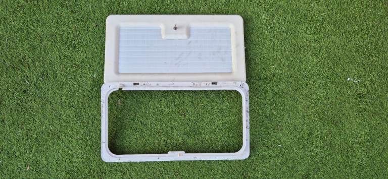 Various side doors with frames and keys for caravan camper motorhome - gas, toilet, storage.