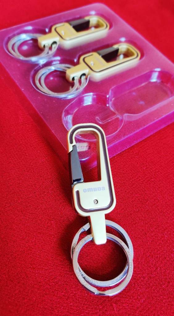 Omuda Assorted Stainless Steel Heavy Duty Keyrings