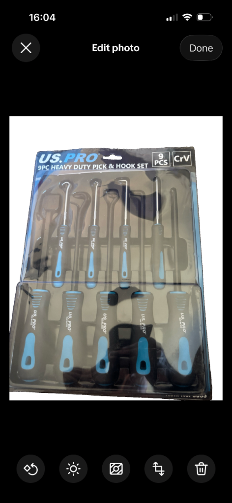US.PRO 9-Piece Heavy Duty Pick & Hook Set – Brand New