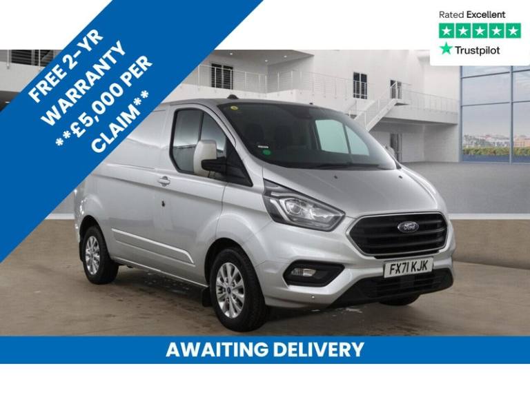 2021 Ford Transit Custom 280 EcoBlue Limited SWB L/R Euro 6 SWB Panel Van Diesel Manual