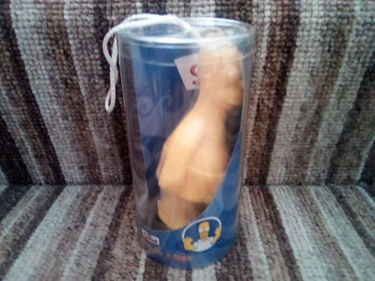 Homer Simpson soap on a rope