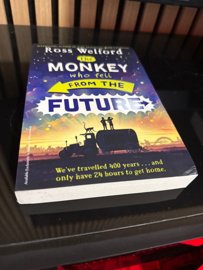 Ross Welford - The Monkey Who Fell From The Future Book - As Good As New