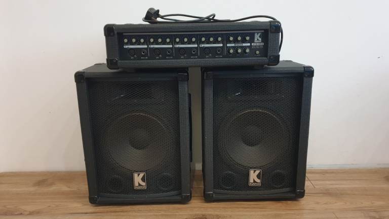 Stereo amplifier & speakers K kustom