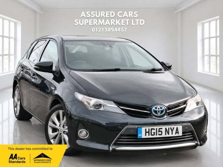 2015 Toyota Auris 1.8 VVTi Hybrid Excel 5dr CVT Auto [Nav] HATCHBACK PETROL/ELECTRIC Automatic