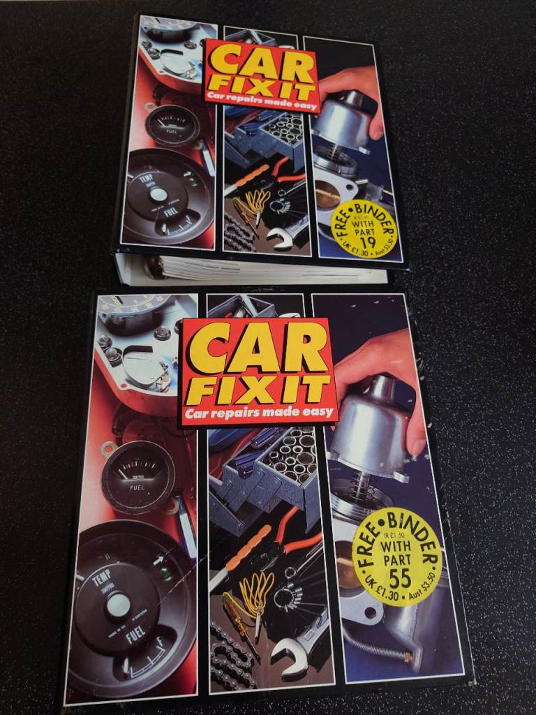 Car Fix It Manuals - Car Repairs Made Easy Binders volumes 2 & 4