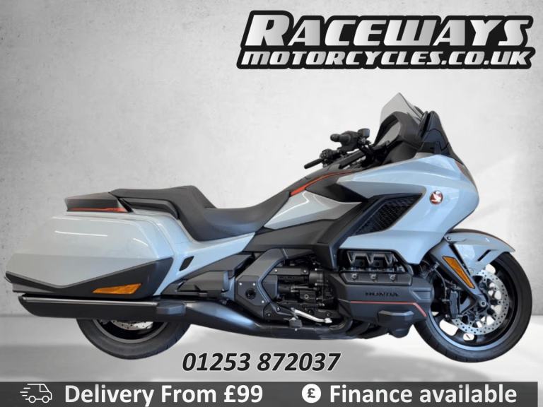 HONDA GL1800 GOLDWING BAGGER 2021 71 REG 9,730 MILES GREY USED MOTORCYCLE 1833CC