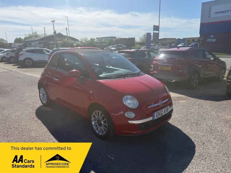 2012 Fiat 500 1.2 Lounge 2dr [Start Stop] CONVERTIBLE PETROL Manual
