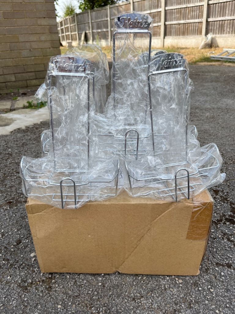 New Heinz Cafe Tabletop Caddies with Chrome Racks