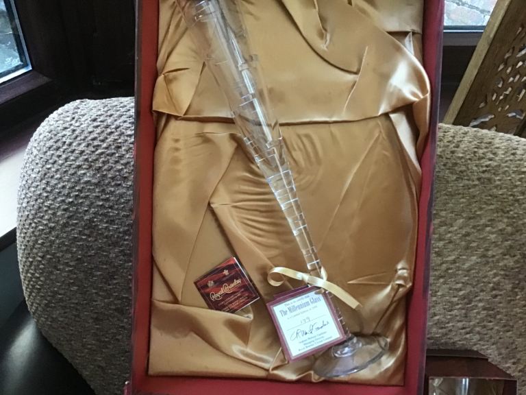 image for The Royal Brierley Millennium Limited edition Champagne Flute 