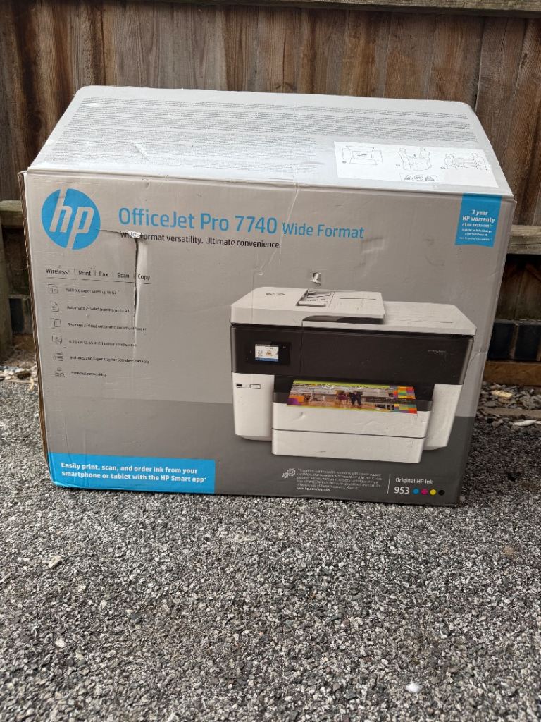 HP OfficeJet Pro 7740 Wide Format Wireless All-in-One Printer – Like New