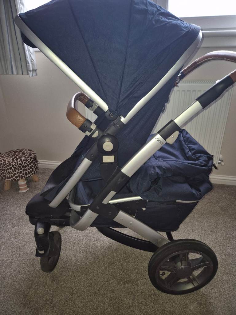 Joolz pram with foot muff and rain cover 