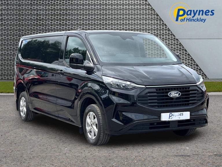 2024 Ford Transit Custom Limited 300 L2 H1 2.0L 136ps 6 Spd Agate Black LOW MLS