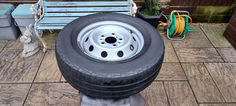 WHEEL AND TYRE 215X75X16 16" 130 PCD DUCATO BOXER RELAY MOTORHOME CAMPER VAN 