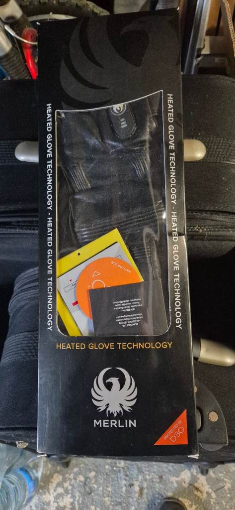 Merlin heated motorcycle gloves