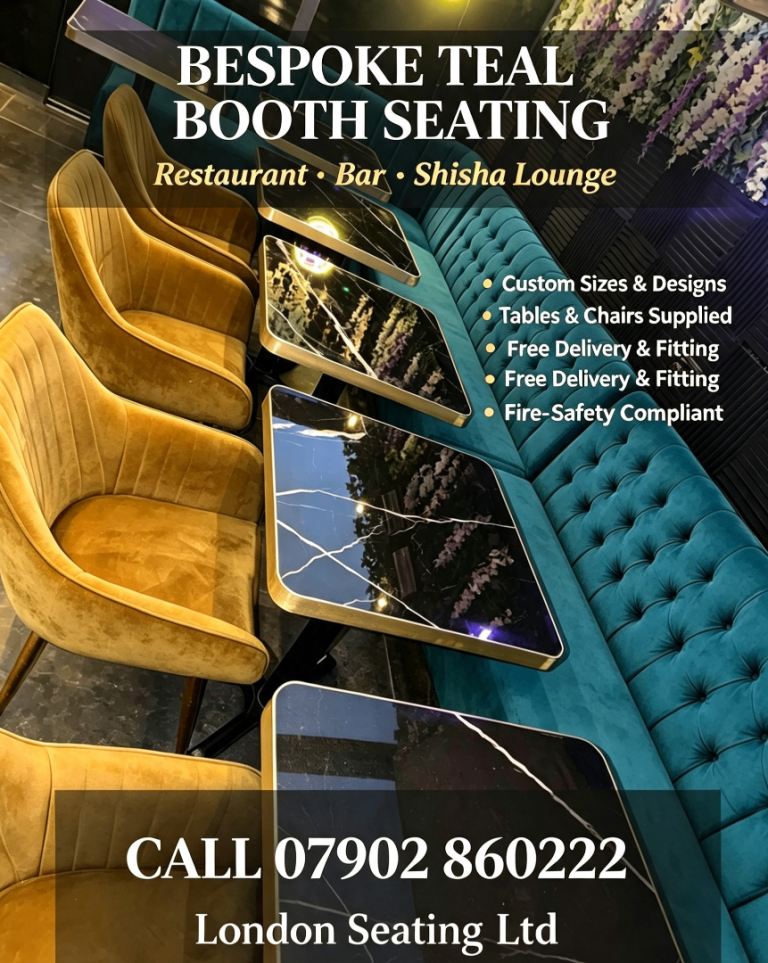Booth seating restaurant seating barber shop seating 