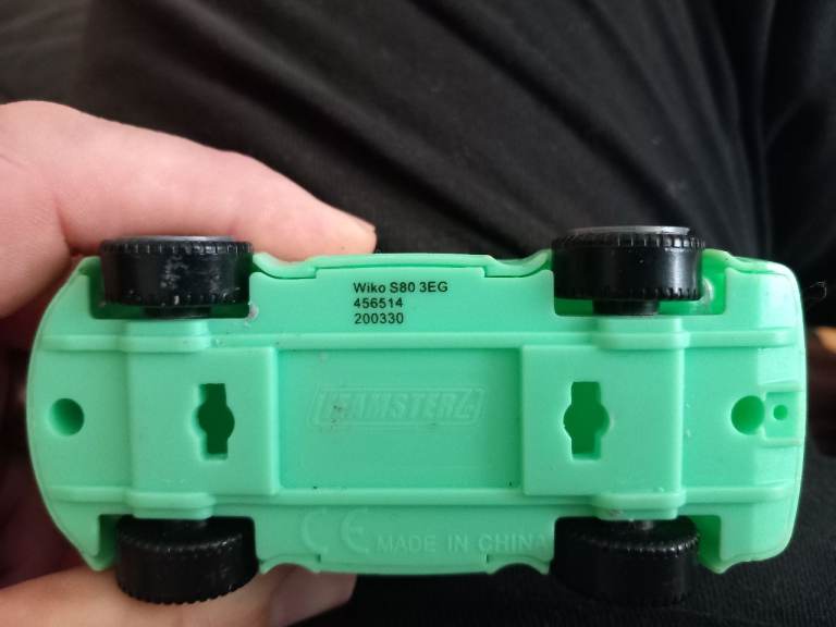 Wiko S80 3EG Toy Car - Green and White Camper Van