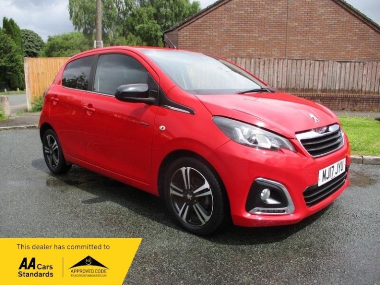 2017 Peugeot 108 1.2 PureTech GT Line 5dr HATCHBACK Petrol Manual