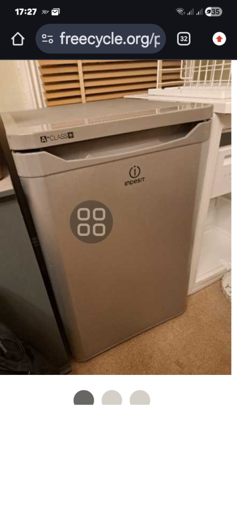 Fully functional undercounter fridge for sale 