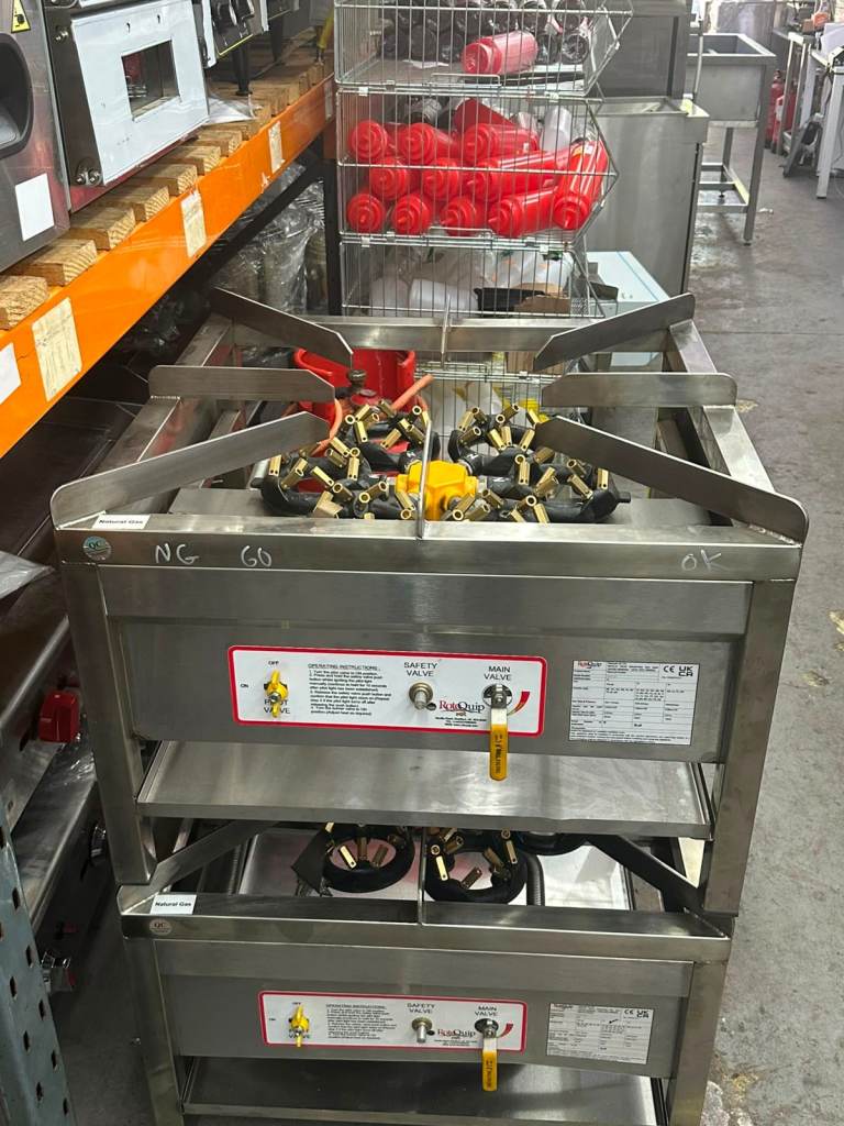 Commercial Gas Hob Cooker - Stainless Steel, Good Condition