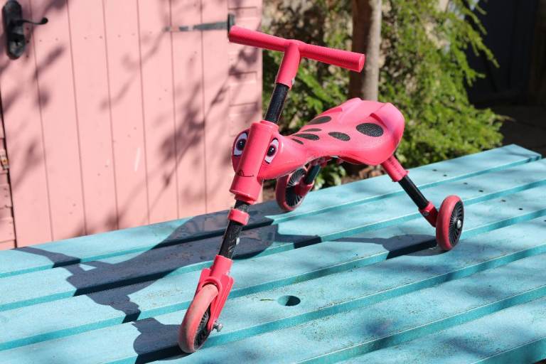 Red Scuttlebug 3-Wheel Foldable Ride-On Tricycle