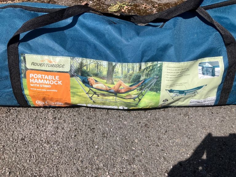 Portable hammock with stand 