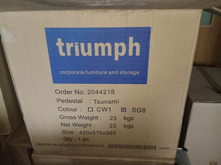 Triumph Office Furniture Metal Pedestal 