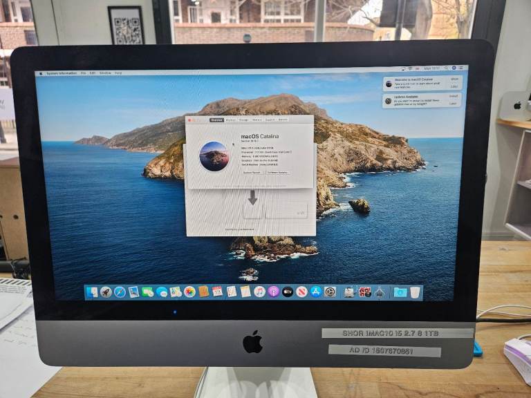 APPLE IMAC 21.5'' 2013 INTEL I5 2.7GHZ 8GB 1TB HDD