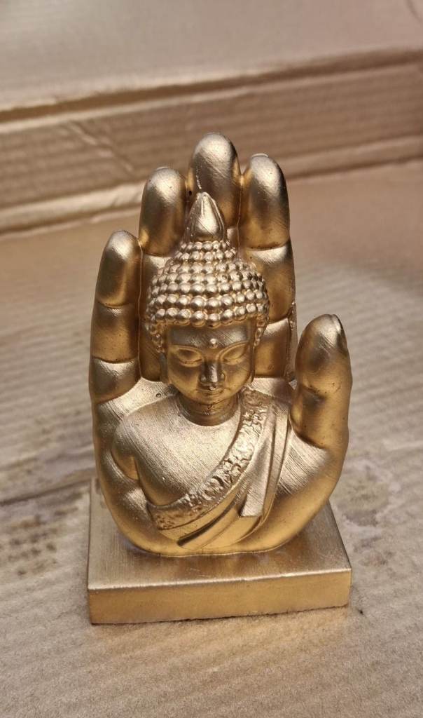 Golden Buddha Hand Statue – As Good As New