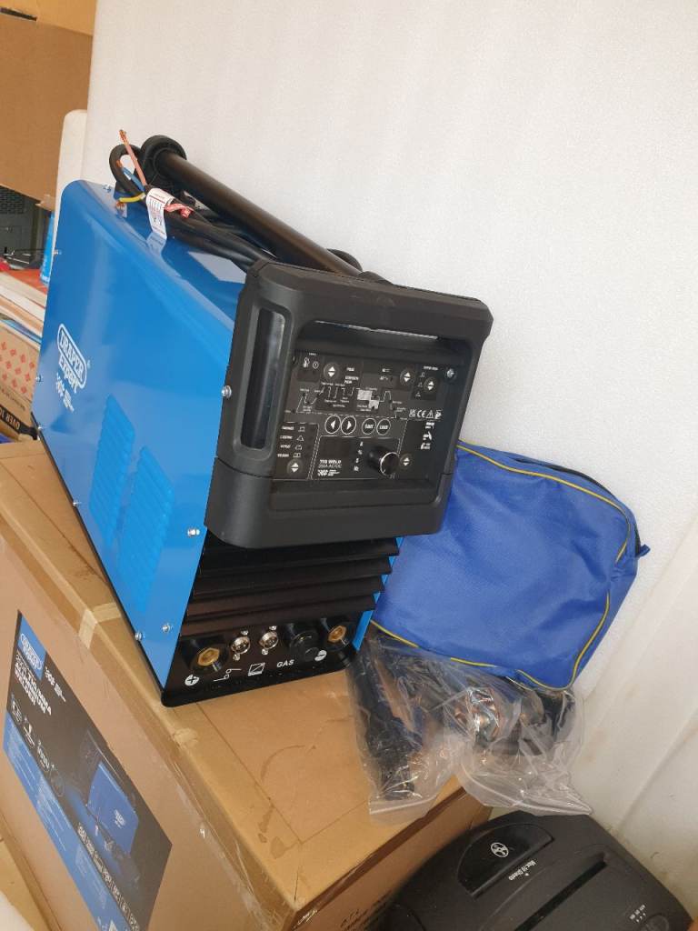 Draper 200A TIG/MMA Aluminium Welder AC/DC HF 230V