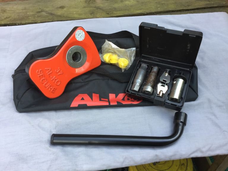 Caravan Alko No 37 wheel lock.