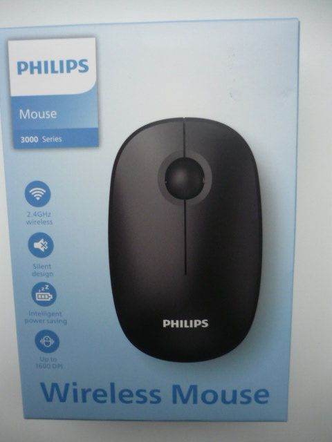 Philips Wireless Mouse 3000 Series SPK7378 = BOXED NEW AND UNUSED