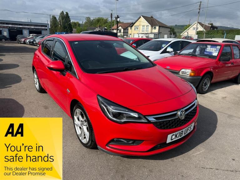 2018 Vauxhall Astra 1.4T 16V 150 SRi 5dr HATCHBACK PETROL Manual