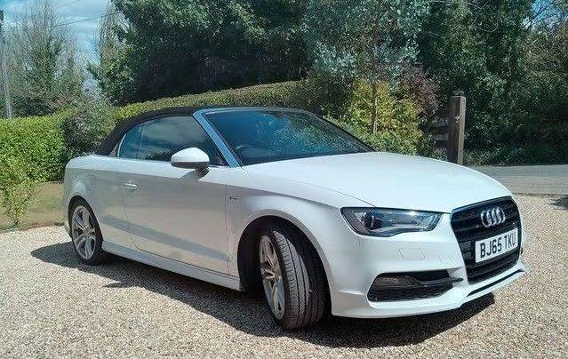 STUNNING S-Line Audi A3, Convertible 1.6 - VERY LOW MILES - Sold with new MOT