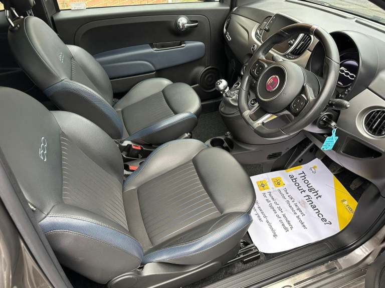 2020 Fiat 500 1.2 Rockstar, PANORAMIC SUNROOF, Motorhome Towcar (Braked) A Frame