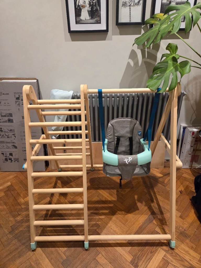 TP Indoor Pikler Style Climbing Frame and Swing