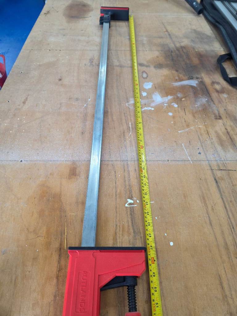 Parallel jaw clamps 1200mm Rutlands x 8
