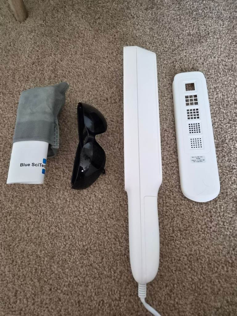 Blue SciTech Handheld Light Therapy Device with Goggles
