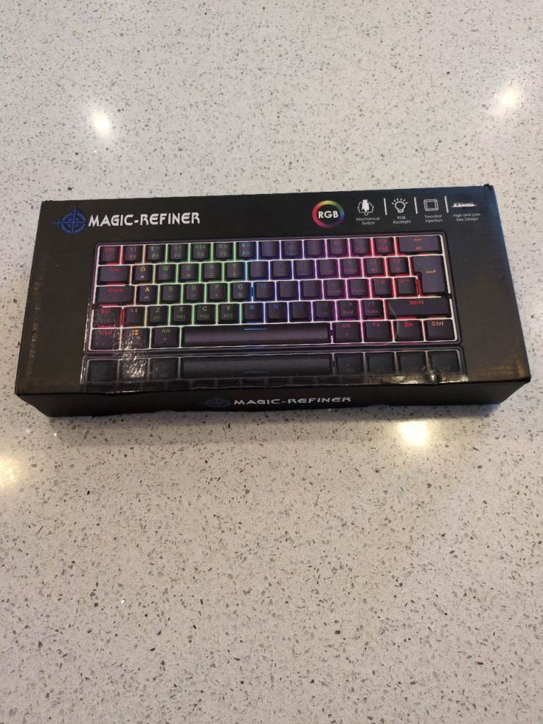 Magic Refiner MK21-62 Key RGB Backlit Keyboard 