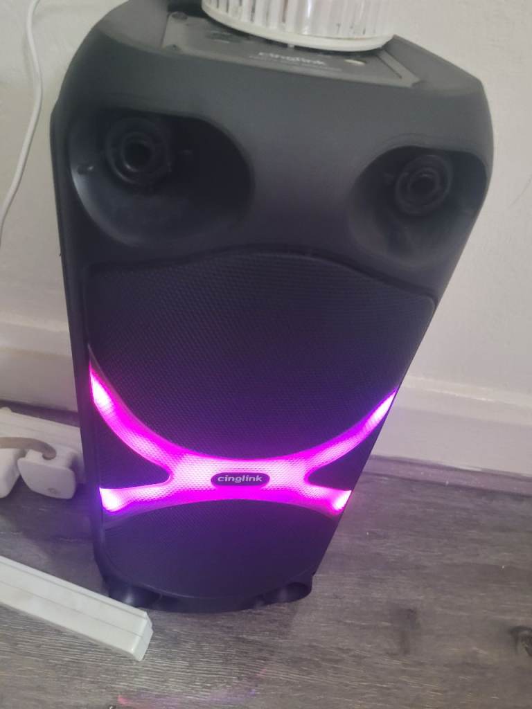Cinglink Bluetooth Party Box Speaker - Very Loud Sound