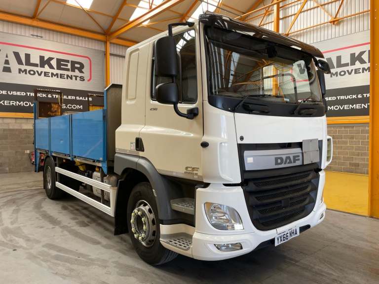DAF CF250 *EURO 6*, 4X2 DROPSIDE FLATBED – 2016 – YX66 NHA