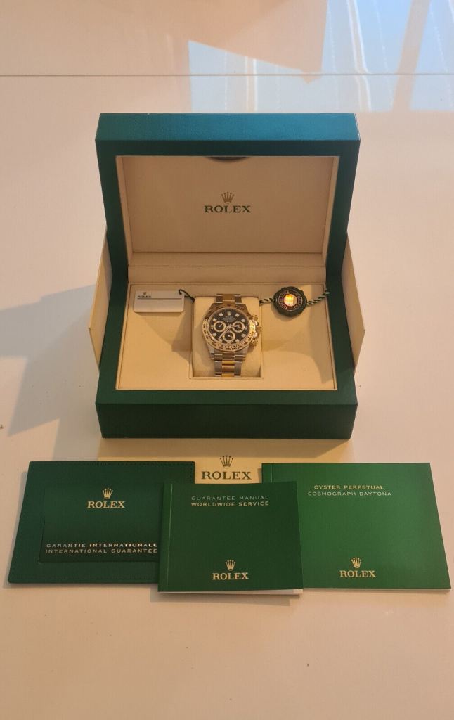 Rolex Daytona 2023 SS/YG BLACK DIAL WITH DIAMOND 116503-0011 BRAND NEW UNOWRN FULL SET