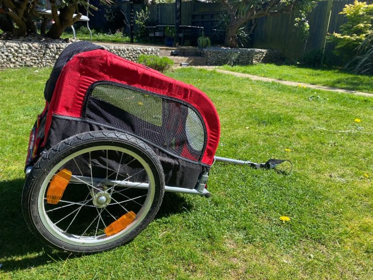 Small to medium bicycles dog trolley