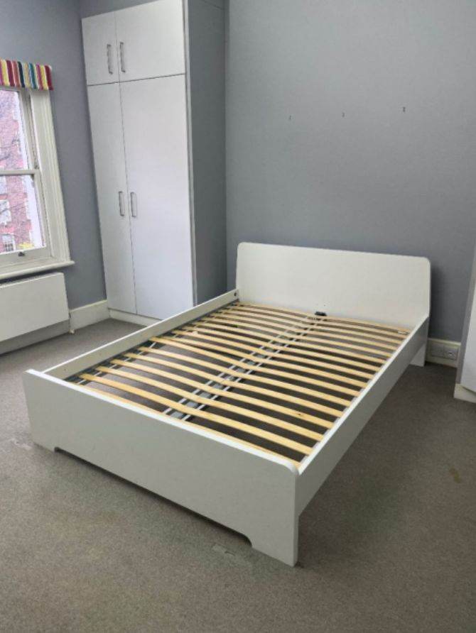 IKEA DOUBLE BED FRAME DELIVERY AVAILABLE TODAY 